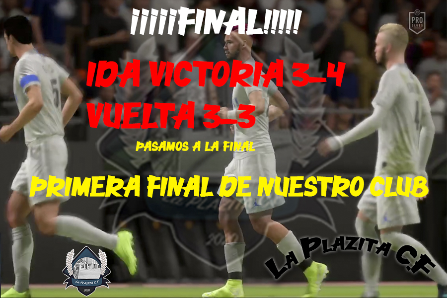 1º FINAL DE NUESTRO CLUB 
Que grandes sois chavales super orgulloso, y callando bocas