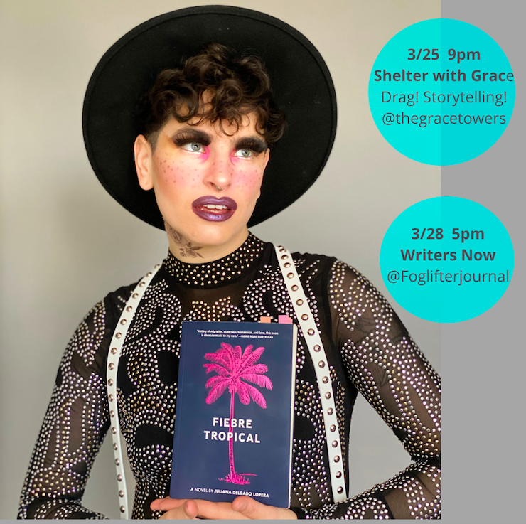 FeministPress's tweet photo. Tonight! Don't miss FIEBRE TROPICAL author @julianadlopera on FB live @ 9pm PT with @gracetowers https://t.co/gDebuA2Em7 https://t.co/DgSF3jMJtA