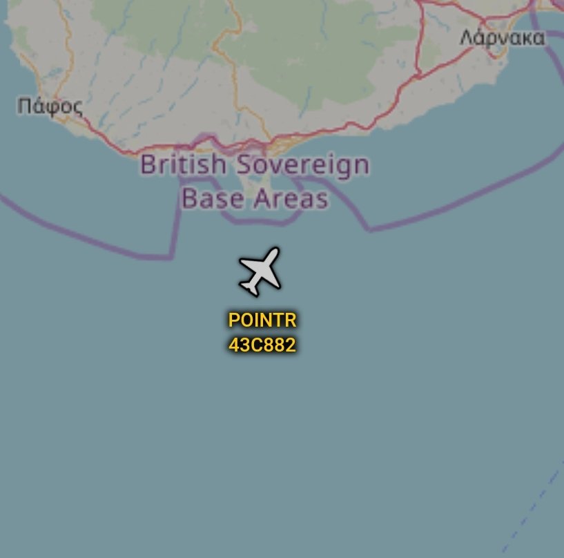 is_keelu's tweet photo. British Army 
Thales Watchkeeper WK450 #UAV 
Spotted off the coast of #Cyprus 

#POINTR #43C882 https://t.co/CP6znaRU8o