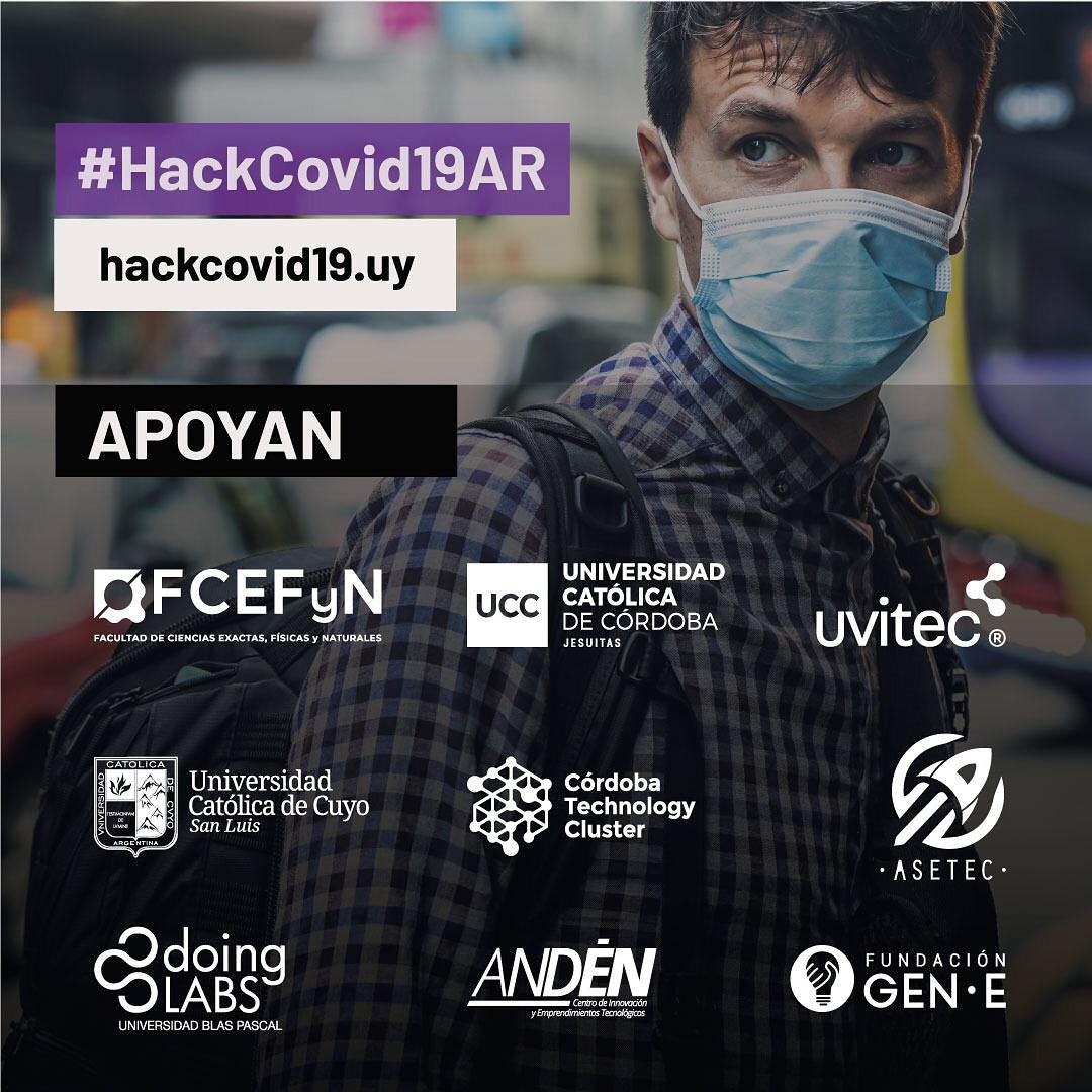 adaptio_ar's tweet photo. #HackCovid19AR 
Anotate para participar junto con AdaptIO! https://t.co/MmBI8bBoBe