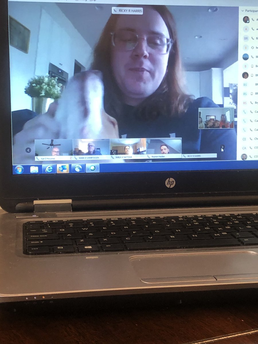 All of Heartland “coworkers” had a blast getting to tell silly stories about their parents yesterday!! I even left the call with water poured over my head. Next time “coworker” Dance Party! #WhatsHappeninginHeartland #Drivefor125