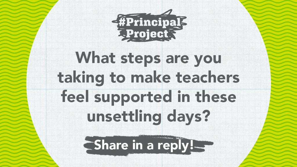 PrincipalProj's tweet image. How are you encouraging your team to share their needs as they adjust to school closures, online teaching and social distancing?#WeLeadEd #COVIDteaching