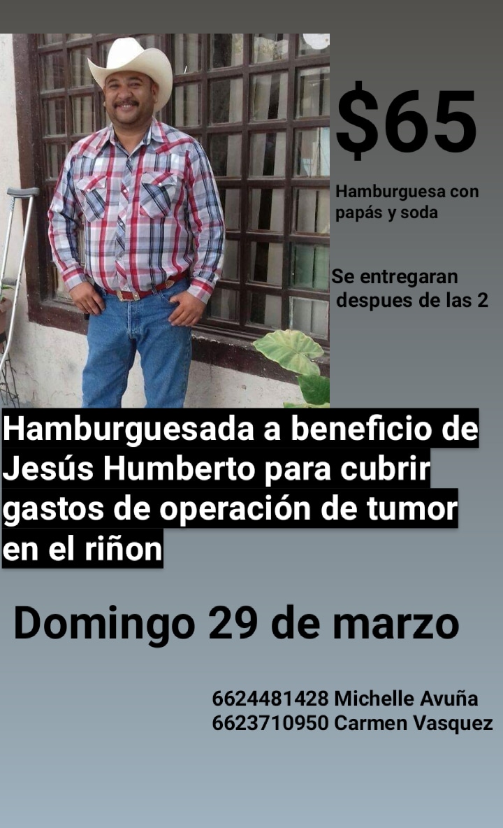 Es mi papá si pudieran apoyarnos se lo agradeceremos mucho🙏❤