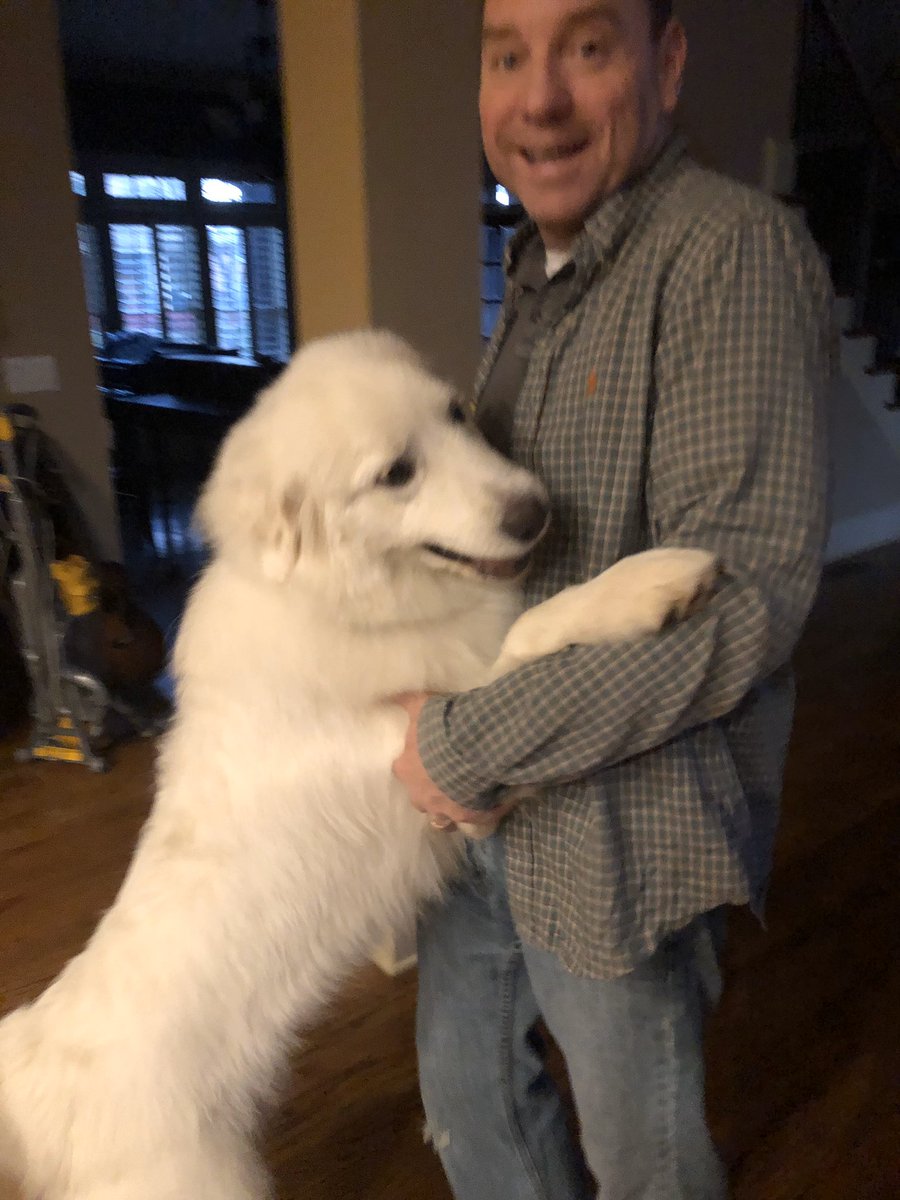 Today it is Wellness Wednesday at <a href="/SouthForsythHS/">SouthForsythHS</a> I spent it dancing with my dog Ellie! #southstrong