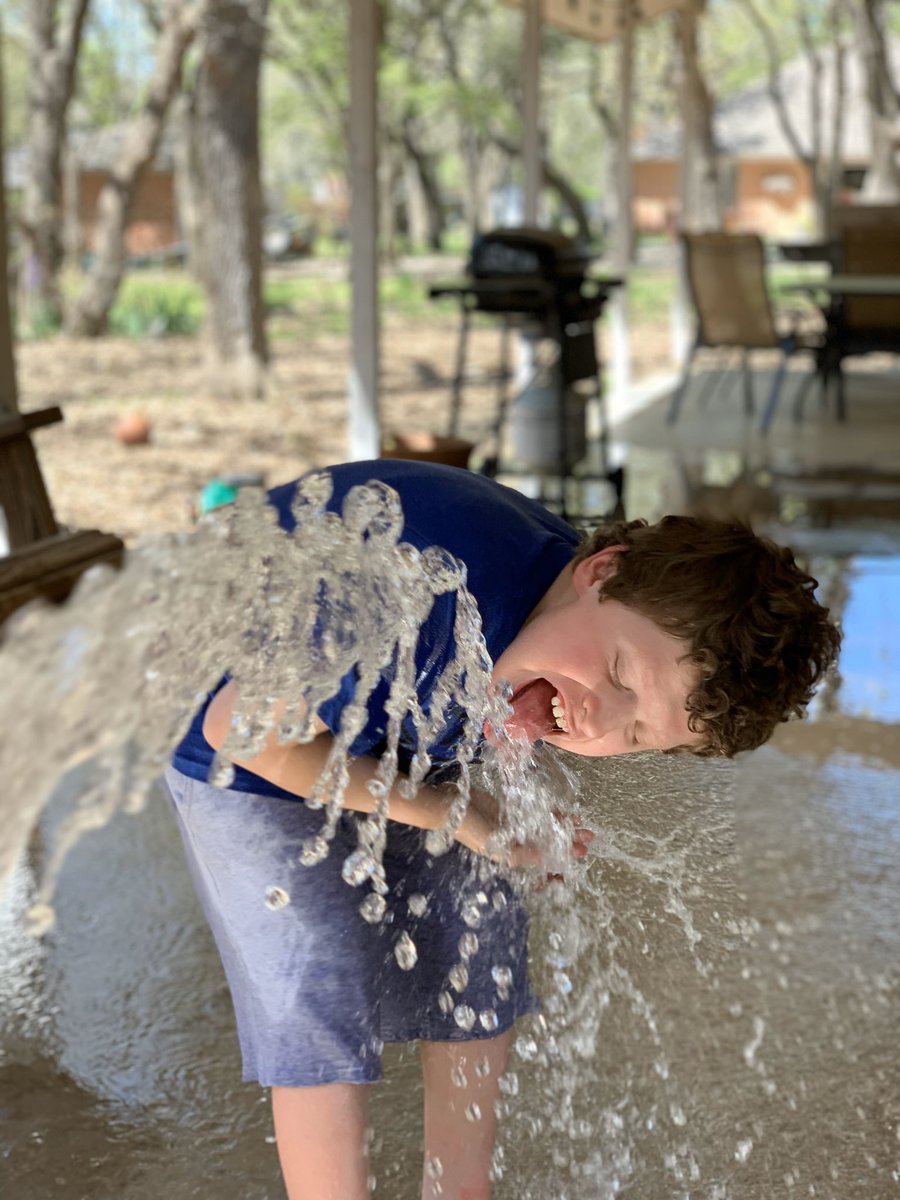 Next200Feet's tweet photo. Homeschool recess > school recess! #Quarantine #JacobyJax https://t.co/5VKrpY3upg