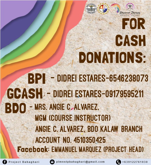 pwiemryubeat's tweet photo. 🌈  C a l l i n g  f o r  d o n a t i o n s

Maaari nating matulungan ang ating mga frontliners sa Ospital ng Maynila sa pamamagitan ng pagbabahagi ng mga pagkain, pera, at tents.

Tara na't magbigay-kulay para sa kalusugan ng ating mga kababayan!
#ProjectBahaghari https://t.co/uRK3bgy6Tx