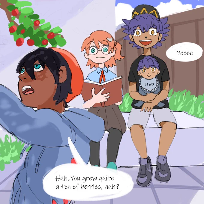 Ya Hop looks up to Leon but imagine this too (4/10) 
#swsh #pokemon #pokemonSwSh #PokemonSwordShield 
