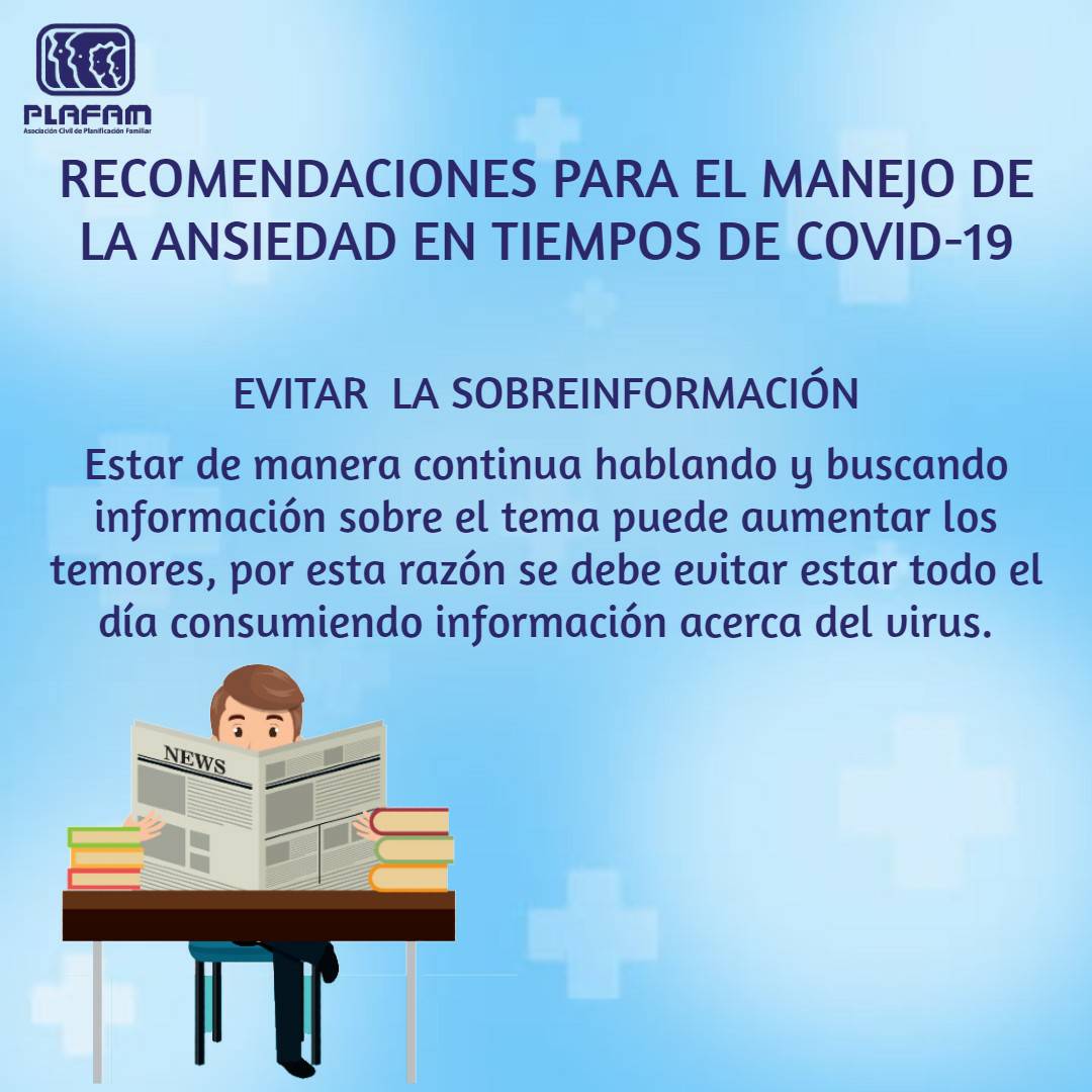 PLAFAMong's tweet image. Estas son algunas recomendaciones de parte de nuestros especialistas de la unidad de atención psicológica de Plafam, para que puedas manejar la ansiedad en estos tiempos de cuarentena. 😷 #QuédateEnCasa

#Plafam #Coronavirus #YoMeQuedoEnCasa #Pandemia #Cuarentena