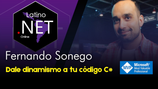 📢 Este sábado 28 de marzo | 15hs UTC 🚨

En vivo en Latino Net Online :  "Dale dinamismo a tu código C#". Veremos como usar Dynamic en C#. Imperdible!

🎬 mixer.com/LatinoNETOnline
📝 bit.ly/3bo0xoD

#csharp #visualstudio #Dotnet #dotnetcore #AspNetCore  <a href="/latinonetonline/">Latino .NET Online</a>