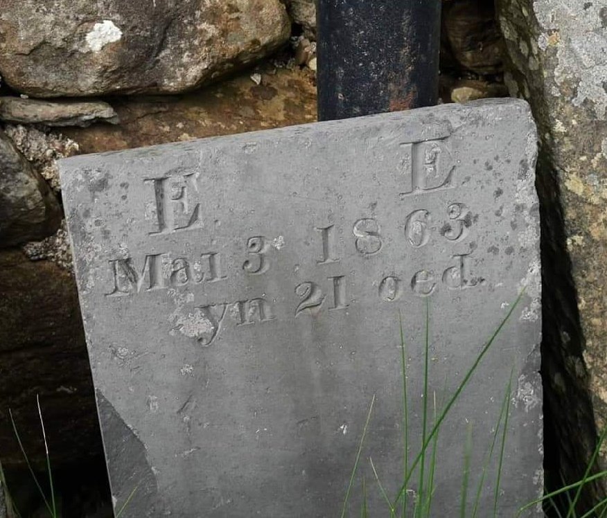An example of a pauper/low-income gravemarker at St Caron's Church, Tregaron. #Wales  #History