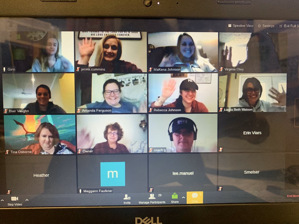 school_scott's tweet photo. Our SMMS family waves hello to our SMMS students and family! Keep your heads up! We are all in this together and will make it through! #WeAreWytheYou #SMMSStrong https://t.co/DDvSRRRFH6