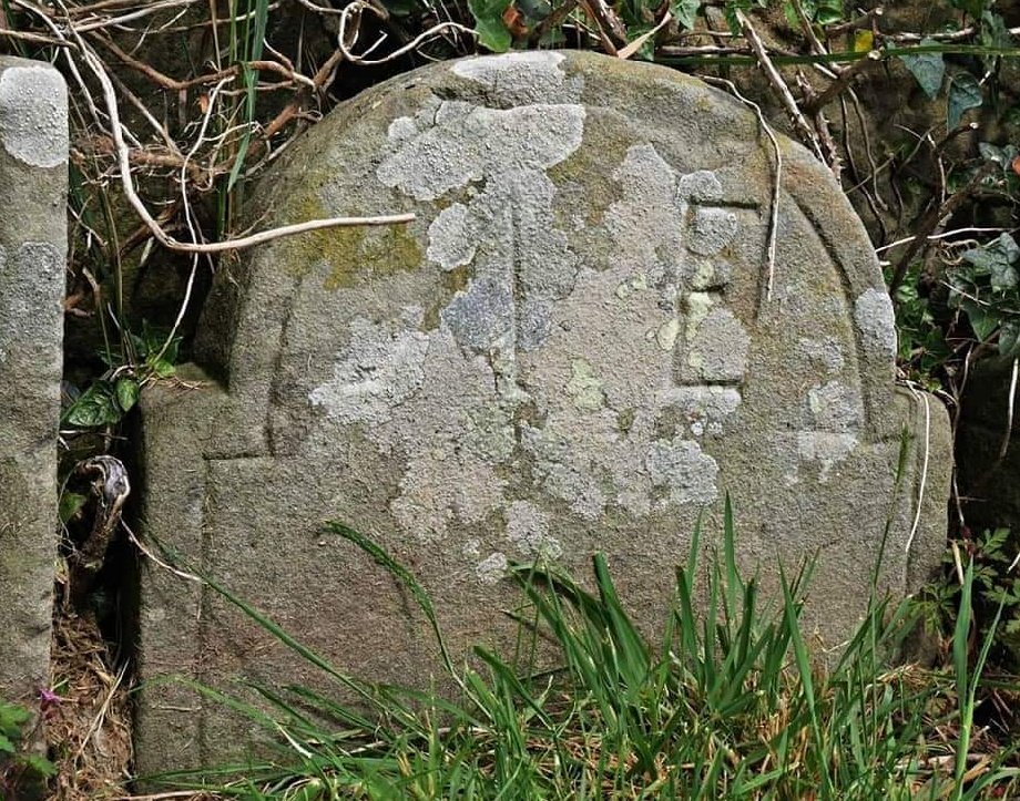 An example of a pauper/low-income gravemarker at St Mary and St Peter Church, Tidenham. #History