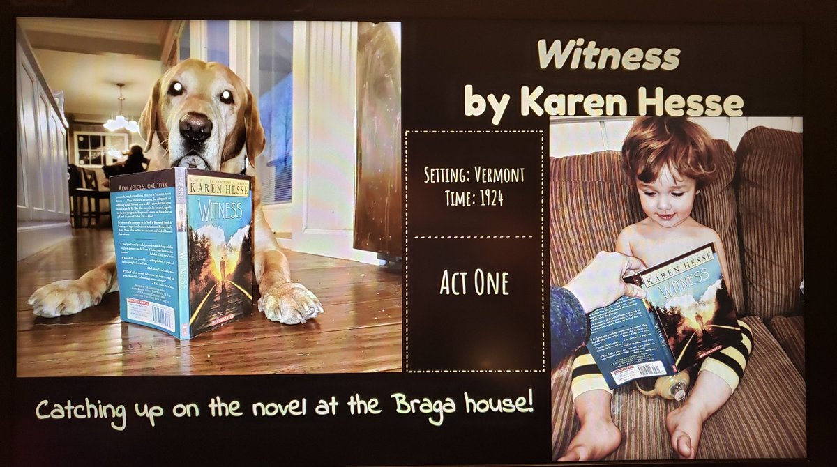 Happy Wednesday Evening! According to a survey our students want to continue reading our novel from home! We are going to read and respond using Google Meet! #seeyousoon!
 <a href="/MattWasylow/">Matt Wasylow</a> <a href="/parker_middle/">Parker Middle School</a> <a href="/Taunton_Schools/">Taunton Public Schools</a>