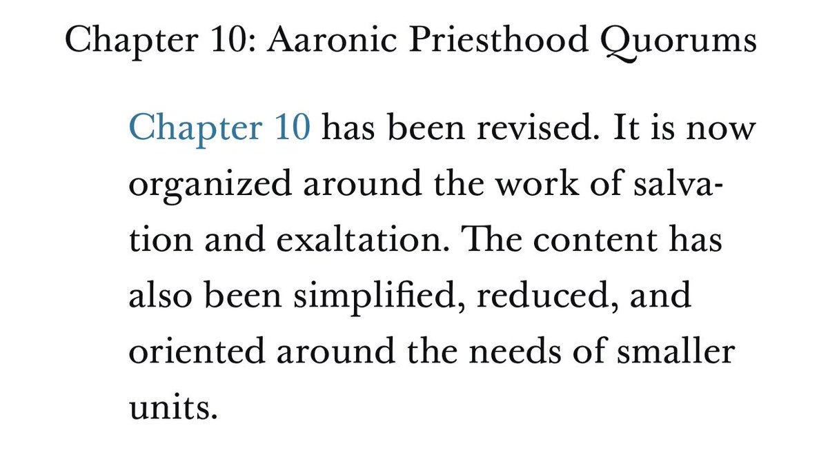 HandbookChanges's tweet image. The entirety of Chapter 10 has changed. See below for the church’s summary. 
Original: docdro.id/7Krnsb0
New: docdro.id/v6mu9Re