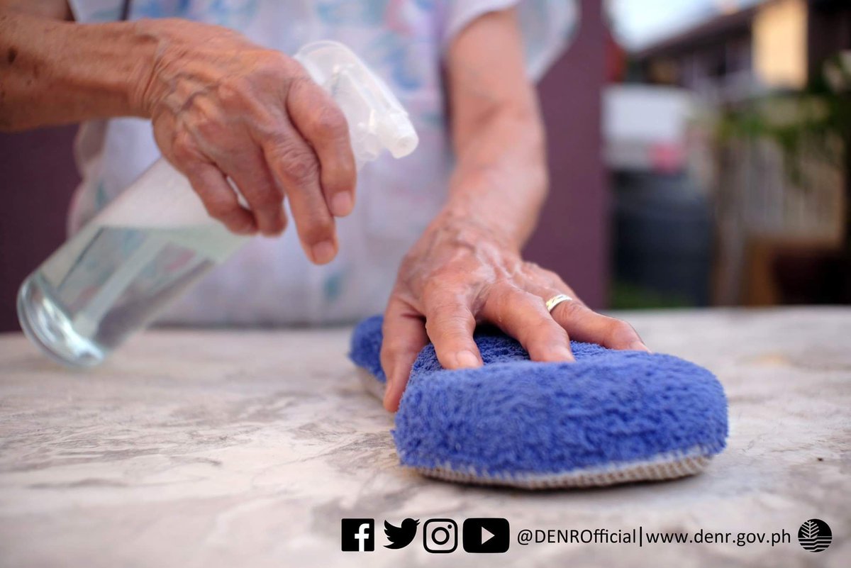 DENROfficial's tweet photo. DENR Secretary Roy A. Cimatu: Dirty surroundings also contribute to the spread of the virus. We need to sanitize our homes and workplaces.
#COVID19 #CleanAndHealthyEnvironment
👉 https://t.co/yXedqMi1Xj https://t.co/V5T6IaT5DV