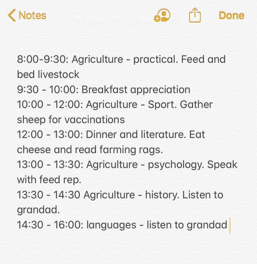 Brownsvilleted's tweet photo. I’ve formulated a timetable for my kids starting next week https://t.co/iCCP46rM5Q