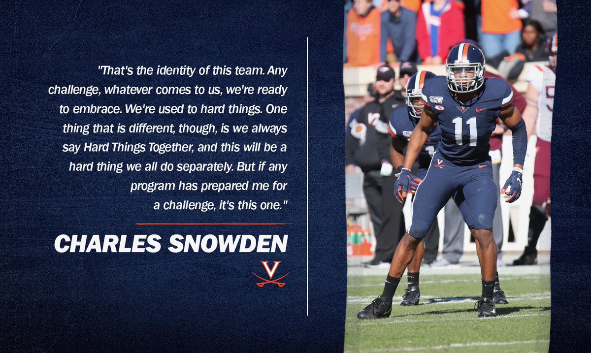 csnoww3's tweet image. Strong individuals make strong squads, and strong squads make strong teams. The hoos will be just fine 
#AnyChallenge