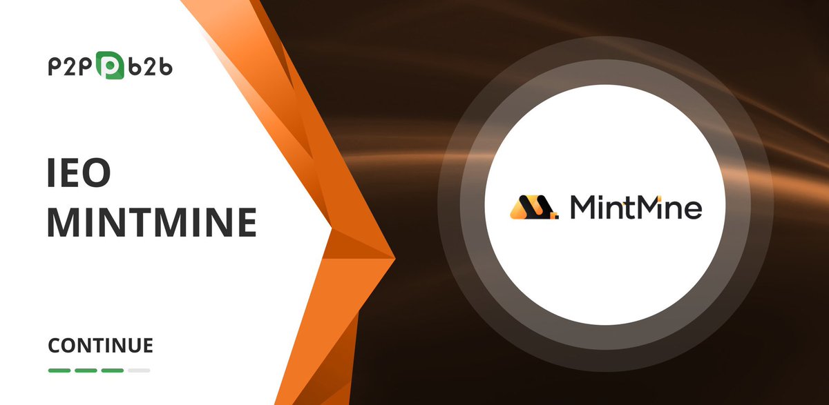 MintMineCA's tweet photo. Mintmine IEO is in progress on P2PB2B

🔹You can buy MTMN token via BTC, ETH, USD, USDT
🔹Date: Mar 12 - Mar 19
🔹Participate in IEO: https://t.co/1jM9iOWLGb 

MintMine will provide transparency and facilitate access to the crypto market for users on a global scale. #btc https://t.co/oN1mMesiHG