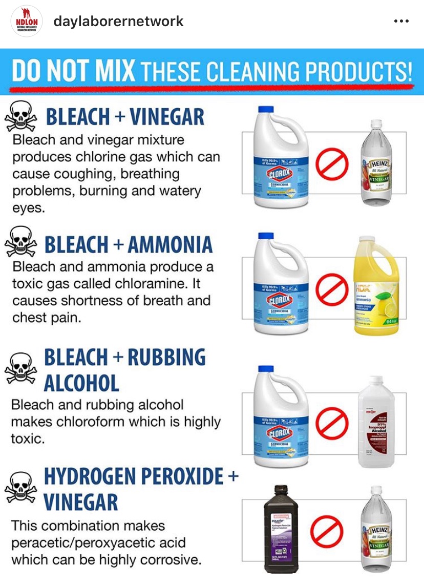 8 Cleaning Products You Should Never Mix