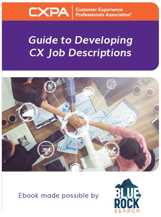CXPA_Assoc's tweet photo. Looking for a map to help you chart the next step in your CX career? CXPA’s Guide to Developing CX Job Descriptions is here to help. Download today: https://t.co/RiRZ0YnJZJ #CX #CXPA https://t.co/w8k2PgXP8B