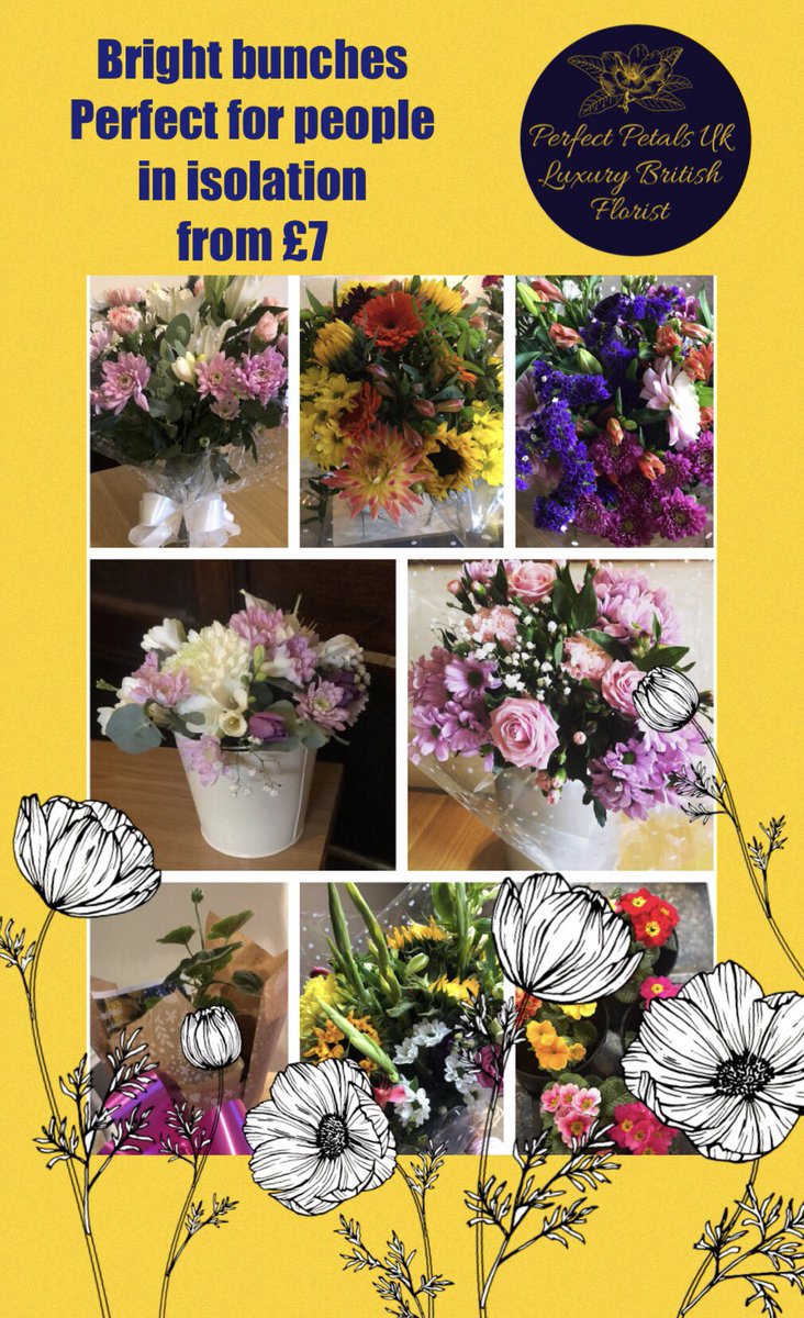 During the outbreak of Coronavirus amid isolations &amp; closures to combat loneliness I’ve written a poem to send out with a beautiful bright bunch of flowers. 
The message will allow you to share your details to offer a way to keep in touch and keep someone from feeling blue 🌸