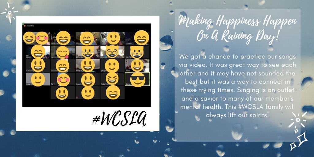 #WisdomWednesday - we are taking a step back from posting about #GALAFest2020 and we’re going to talk a bit about how we can connect when we can’t get together in today’s climate. 

#wcsla #lgbtqchorus #stayhealthy #galachorus #sing #singers #chorus