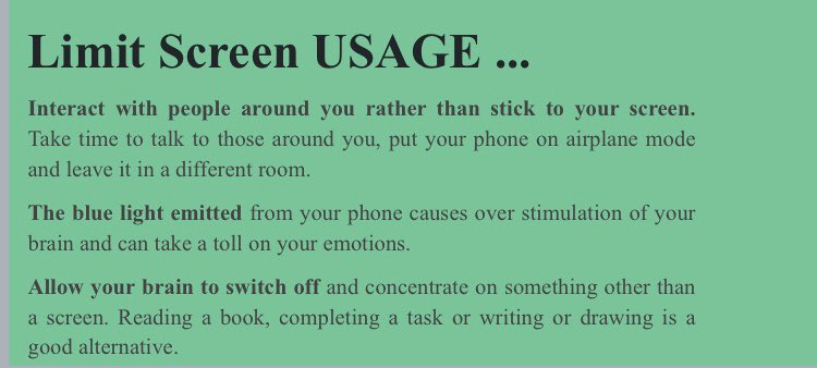 miss_durrant's tweet image. Some top tips for @St_Rochs pupils whilst off school from Monday or in isolation now. Create a routine, limit screen time, keep hydrated and healthy and if it all gets too much remember to speak to someone. #itsoknottobeok #routineiskey #limitscreentime