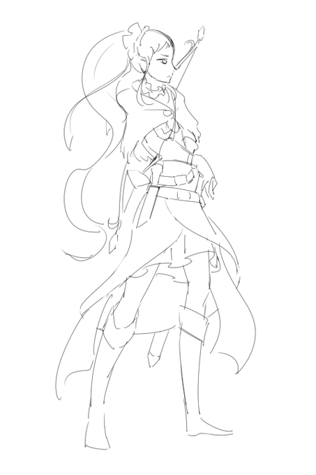 here are a bunch of misc sketches from some time ago that'll probably give an idea of how i want to primarily draw going forward

as for my rendering i think it's decent enough but i'll be going for more of a cel-shaded look 