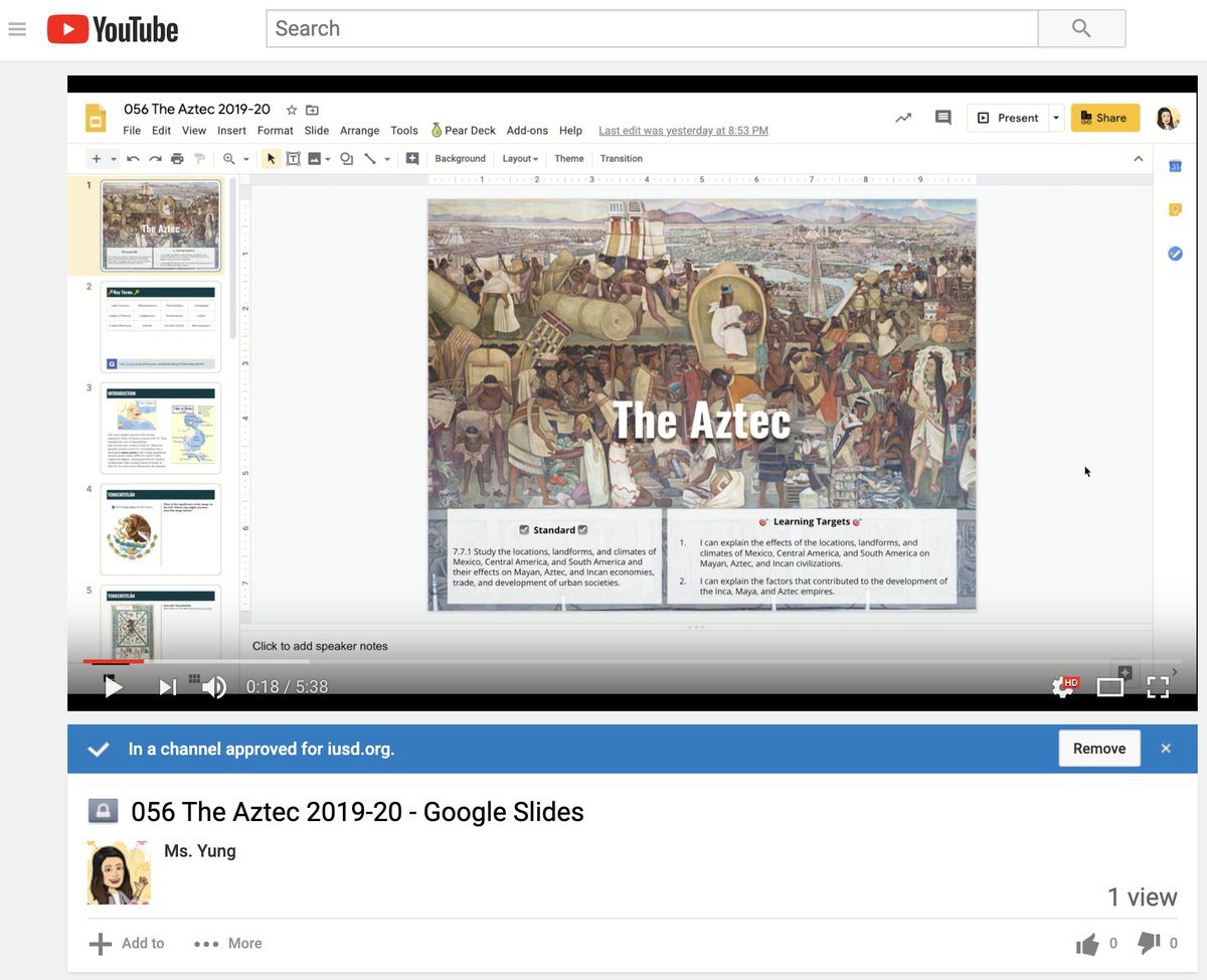 stacyyung's tweet photo. So...high usage of @Screencastify and @GoogleForEdu is breaking the internet... 🙈

My workaround has been to upload the videos to YouTube and sharing the link in Google Classroom. What's nice is that when you click the link, the video pops up and plays in the same screen. https://t.co/c6X2tVMFVD