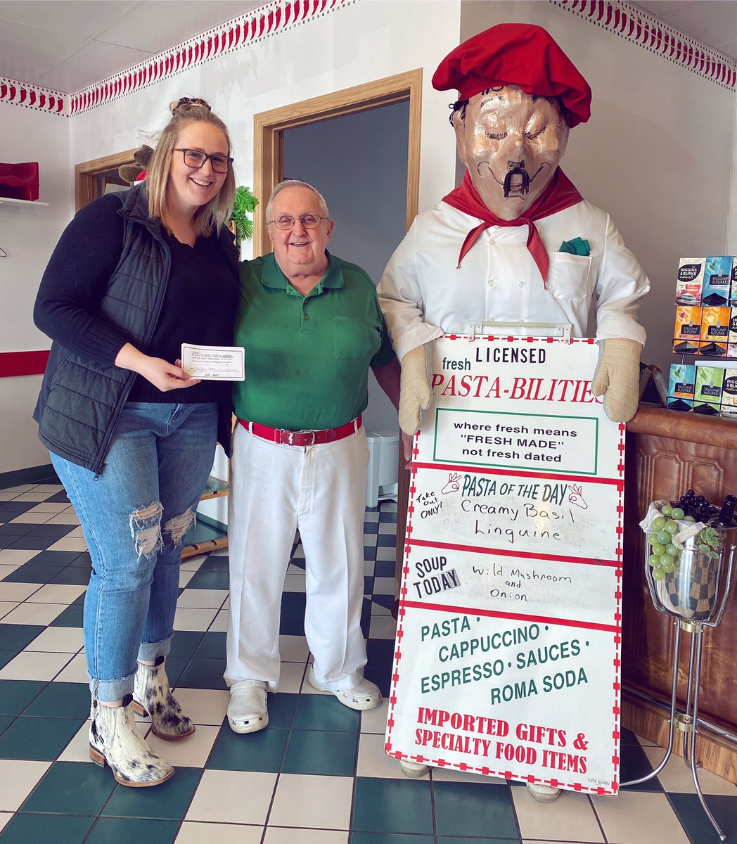 We’re in the mood for comfort food, dinner is on us today! 
Stop by the Evoke office to pick up 1 of 4 $20 Pastabilities gift certificates and head downstairs to pick up some of Roger’s fresh pasta. 

We’re pretty sure that carbs don’t count right now #supportlocal  #freshpasta