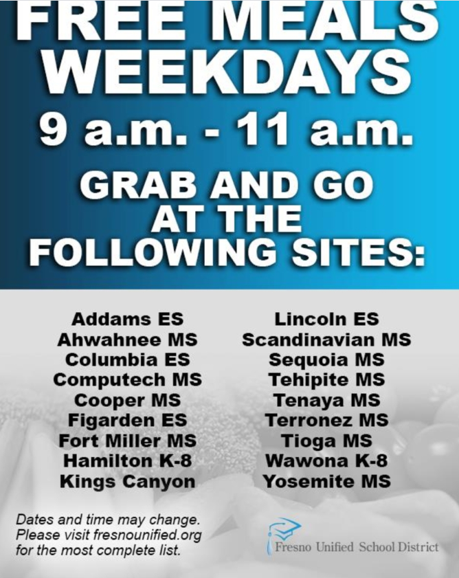 Beginning tomorrow: March 19, 2020