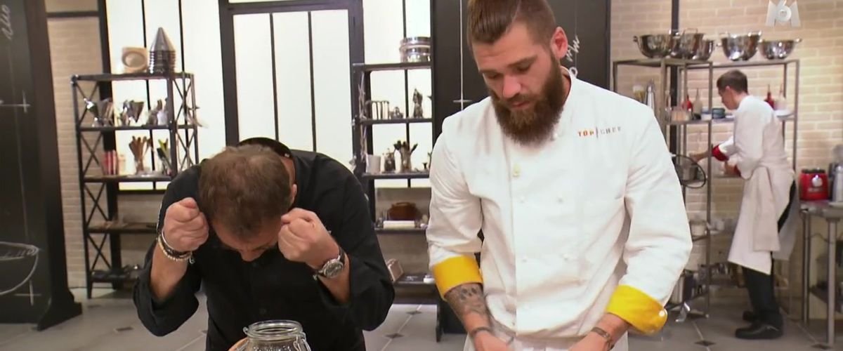 "Alors moi chef, pour réinventer l'artichaut-foie gras, j'ai décidé d'être innovant et je vais remplacer le foie gras par de l'oeuf et l'artichaut par de la mayonnaise, ça va car-to-nner!" #TopChef