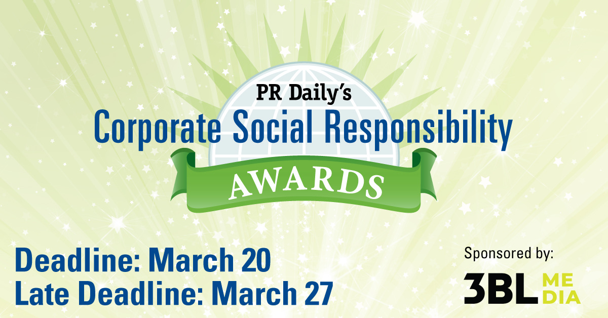 Don’t miss this Friday’s Corporate Social Responsibility Awards deadline dlvr.it/RS7qrJ