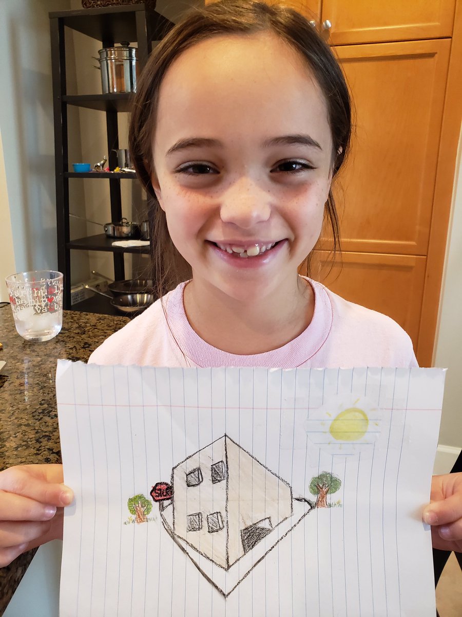 PineCrestArts's tweet photo. Look at these @PineCrestSch #PCGrade2 &amp; #PCGrade3 artists creating their two-point perspective works of art via their virtual learning #PCVisualArts class! Way to go #PCLowerSchool 🐾 https://t.co/5sv8lOqNxR