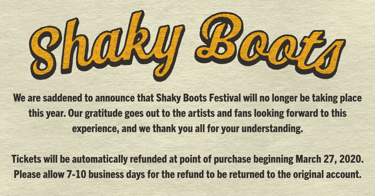 Shaky Boots Festival tweet media