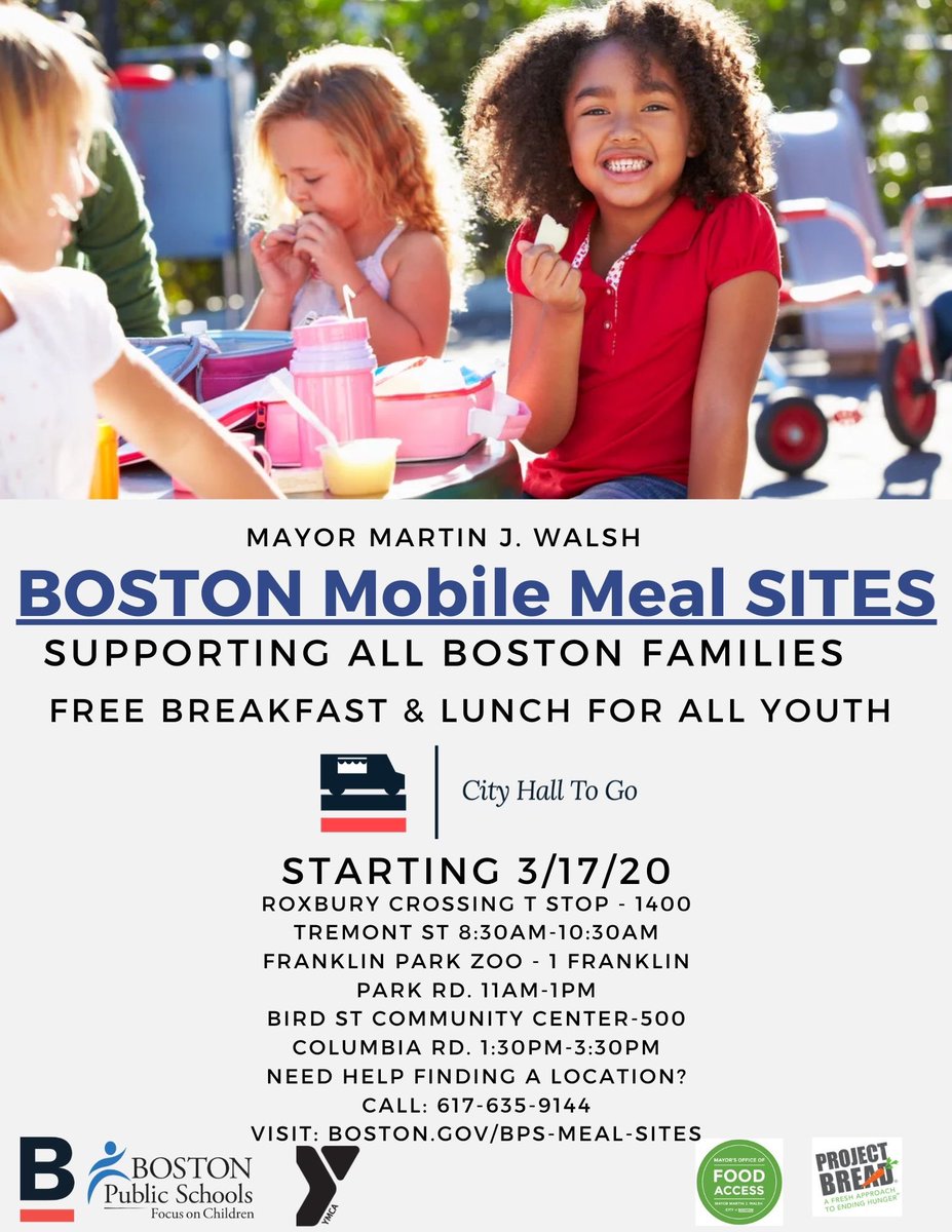 BostonCivicOrg's tweet photo. Supporting our #BOSTONFAMILIES! Mobile Eats Serving Sites!
@Roxbury_ONS @MidDotOns @ONSRoslindale @Mattapan_ONS https://t.co/biiWq99bWu