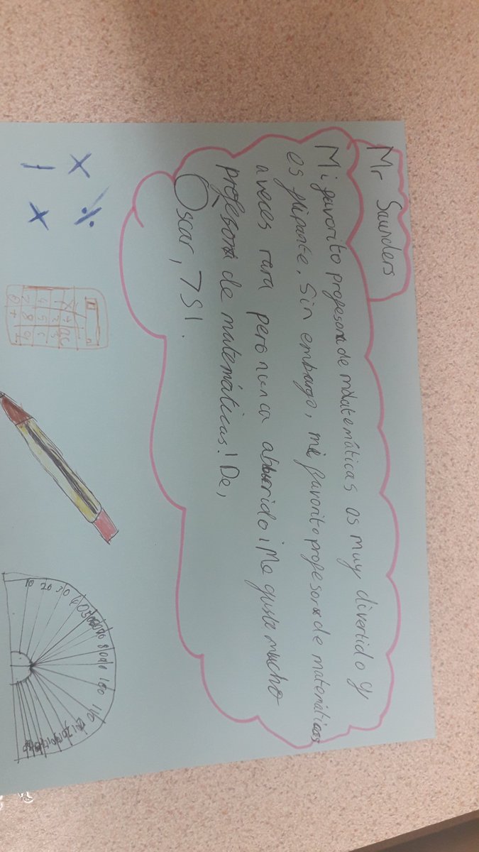 More letters being delivered to favourite teachers, this time from year 7. 💕💕