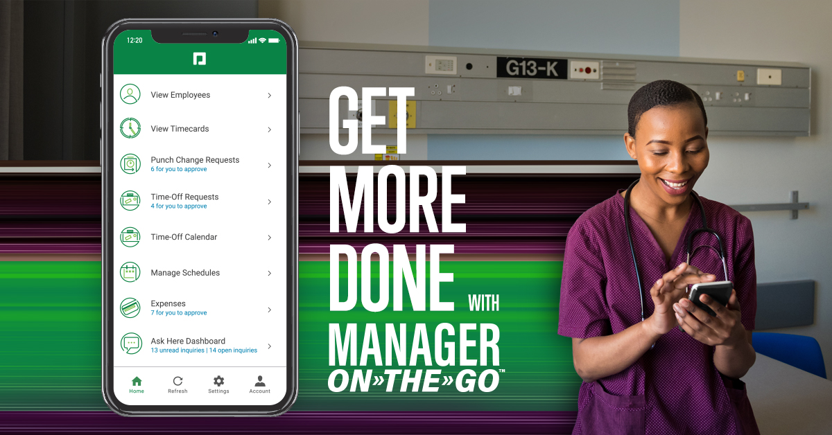 Paycom's tweet image. Whether you're in the break room or the waiting room, you can complete administrative duties with Paycom's Manager on-the-Go. #ManagerOnTheGo #HRTechnology #Healthcare
bit.ly/2GW3oaZ
