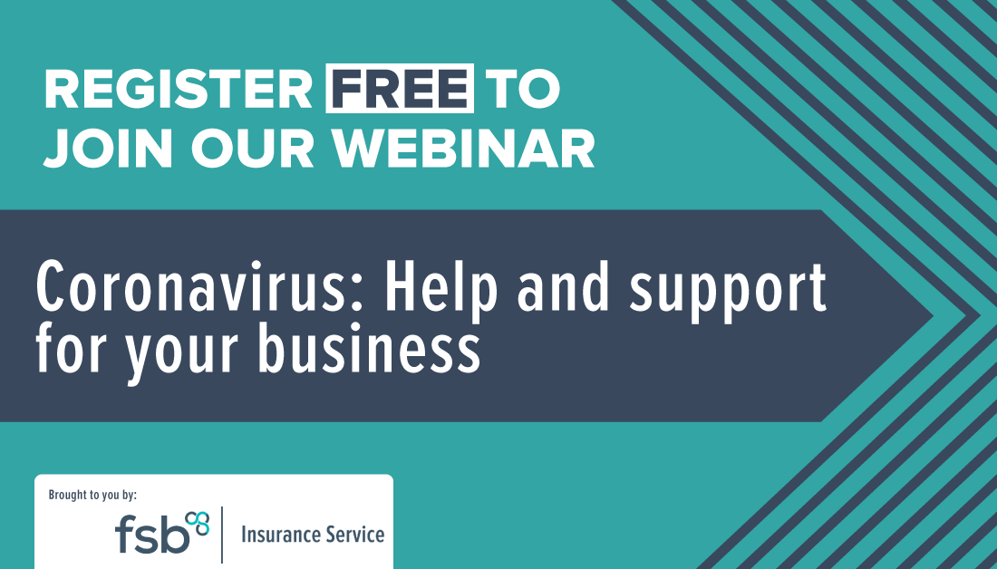 As the impact of Coronavirus hits the UK economy, FSB is here to offer you support and guidance. We are hosting a webinar at 11am on Friday to answer your questions.

You can register for the webinar at workcast.com/register?cpak=…

Send in your questions using the hashtag #FSBhelp 👩🏽‍💻