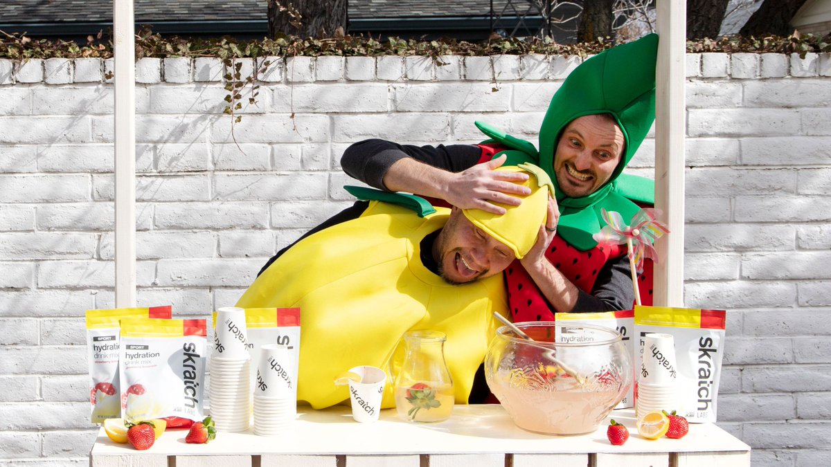 SkratchLabs's tweet photo. We wanted to share a simple note of positivity.
We have a new flavor: Strawberry Lemonade
It makes us happy, so we didn’t want to hold it back.
Be well.
Air-fives and virtual hugs,
Skratch
-
Pictured Skratch founders Allen + Ian pre-social distancing.
https://t.co/JKXzhBrKVQ https://t.co/aey2FYF4jX
