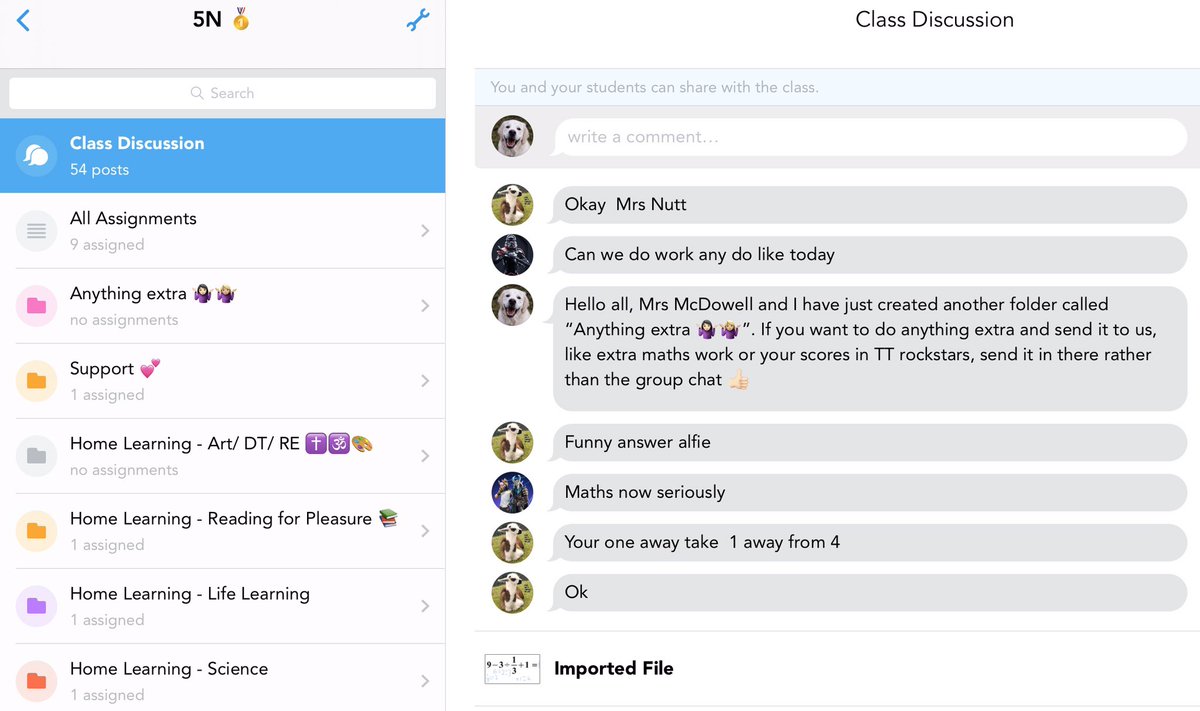 Proud as punch. We’ve sent 5N on their way with their iPads and they’re already in touch and uploading extra work. Full on belly laughs already 😂. The next 2 weeks are going to be hilarious. #TeamLayton #HomeLearning <a href="/showbie/">Showbie</a> <a href="/MrsSMcD/">Sophie McDowell</a> @DepHead_Jones <a href="/Layton_Primary/">Layton Primary School</a>