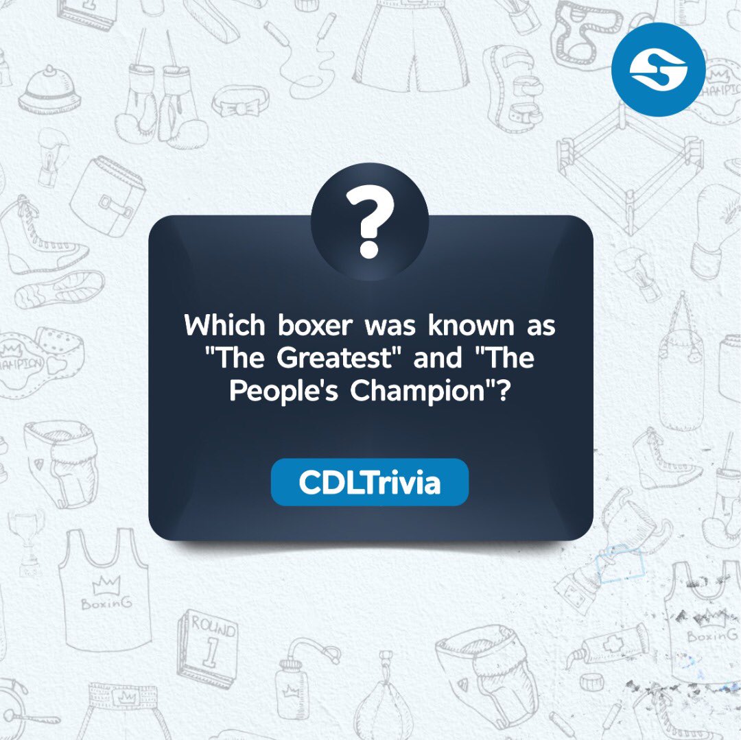 creditdirectltd's tweet photo. Which boxer was known as “The Greatest” and “The People’s Champion”?
Reply with the hashtag #CDLtrivia https://t.co/hycMelEbkb