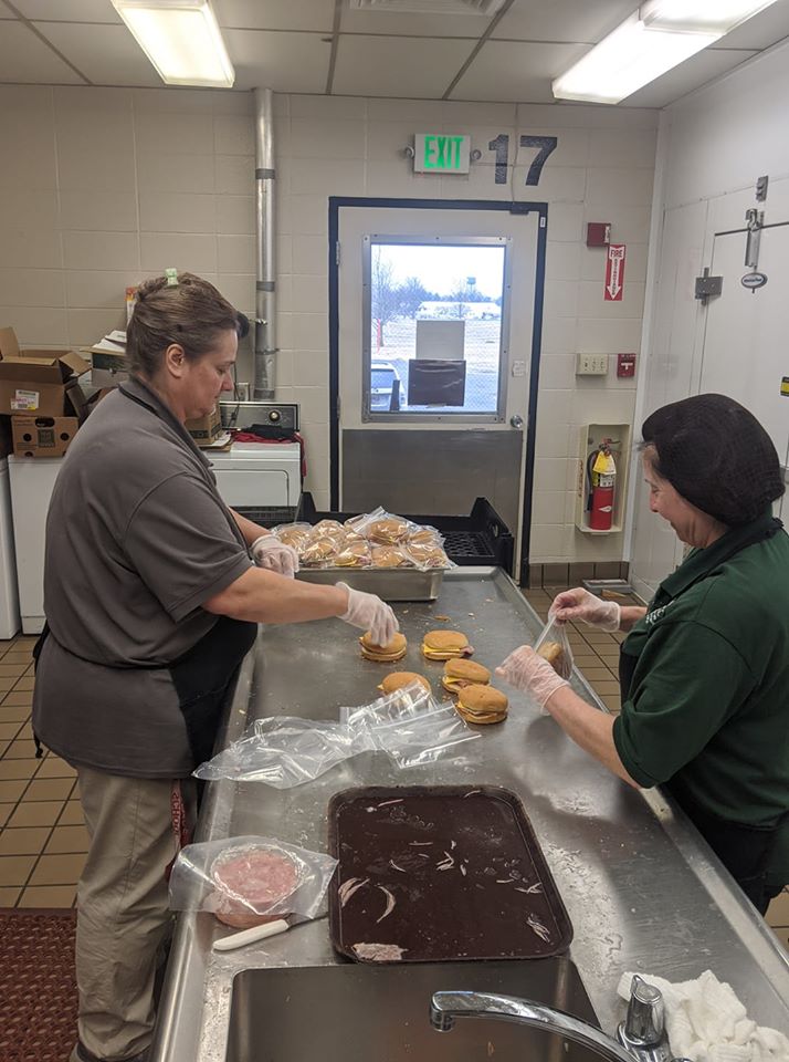 Food service staff is working hard to package grab and go meals for pickup for tomorrow. Please bring your children with you to pick up meals. Meal pickup at Salamonie will be at door 1 from 10:00 a.m. to 2:00 p.m.

#2getherWeRStrong