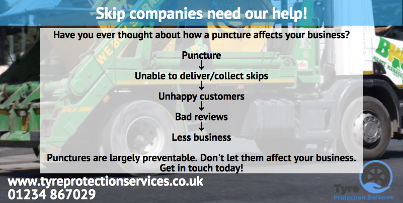 TpsSimon's tweet photo. #Skip companies in #Herts, #Beds and #Bucks need our help! 💪

Have you ever thought about how much a #puncture affects your business? 🤔

We're here to help! 😎

https://t.co/3EqoKWsBxG

@richesskips
@EnterpriseSkips 
@wasteking1 https://t.co/6SZWQa2QnG