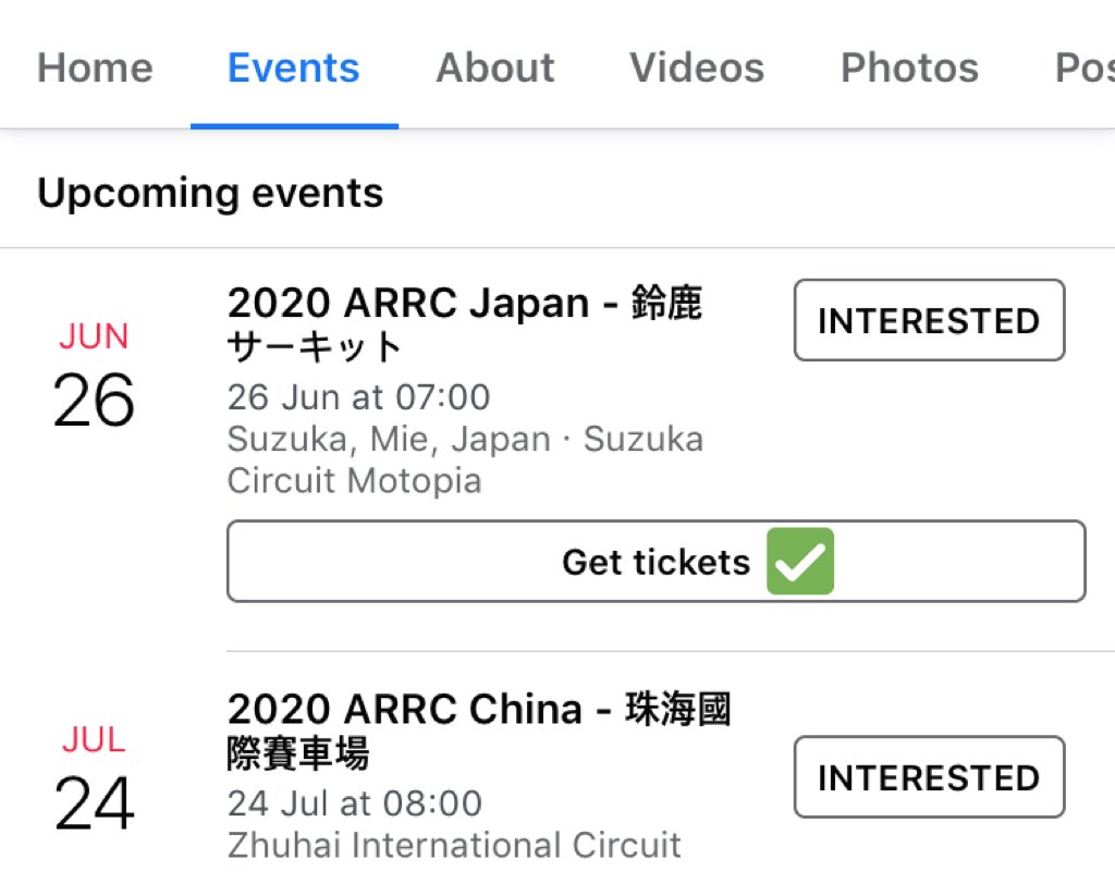 mrtracer85's tweet photo. 🏁#ARRCInfo: เพจออฟฟิเชียลได้อัปเดต Events #ARRC2020 ซึ่งไม่มีสนามออสเตรเลีย แต่สนามอื่นยังคงประกาศเดิม

• Round 3 
26-28 มิถุนา, ญี่ปุ่น (ซื้อบัตรได้)

• Round 4 
24-26 กรกฎา, จีน

• Round 5 
21-23 สิงหา, ไทย

• Round 6 
25-27 กันยา, มาเลเซีย

• Round 7 
27-29 พฤศจิกา, ไทย https://t.co/N7NZljEaty