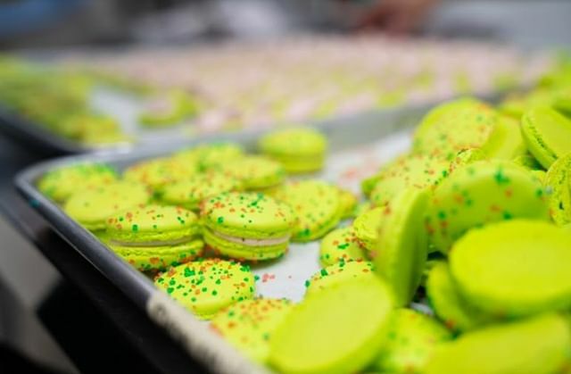 A balanced diet is a macaron in each hand.