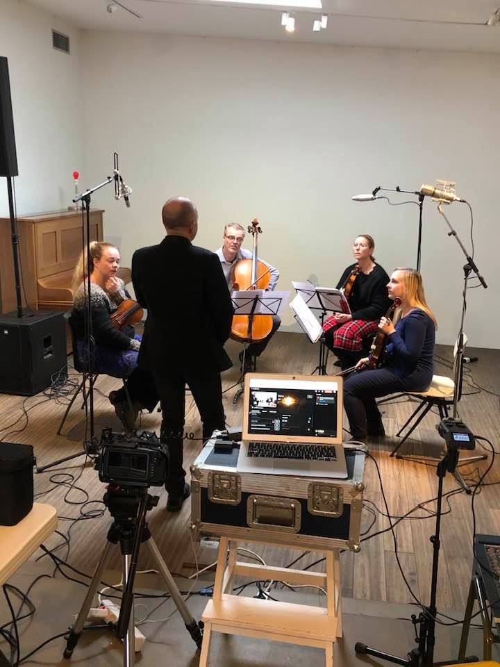 Stay safe and enjoy our live streaming concert with 4 new icelandic string quartets tonight, 8 pm ice-time mengi.net