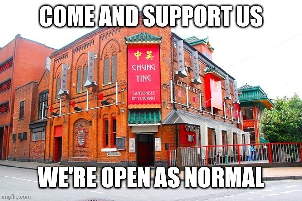 PLEASE RT! 

We remain OPEN for business from 12pm - 9pm 🥢

We owe it to the community &amp; our loyal guests to have the option to dine with us. Our staff have been incredibly supportive as we have given them the choice to work or not. 

❤️ 25% off takeaways COLLECTION only ❤