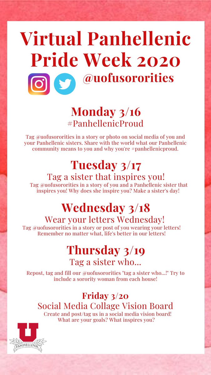 Happy Panhellenic Pride Week &amp; Wear it Wednesday! Tag us in your #panhellenicproud posts!