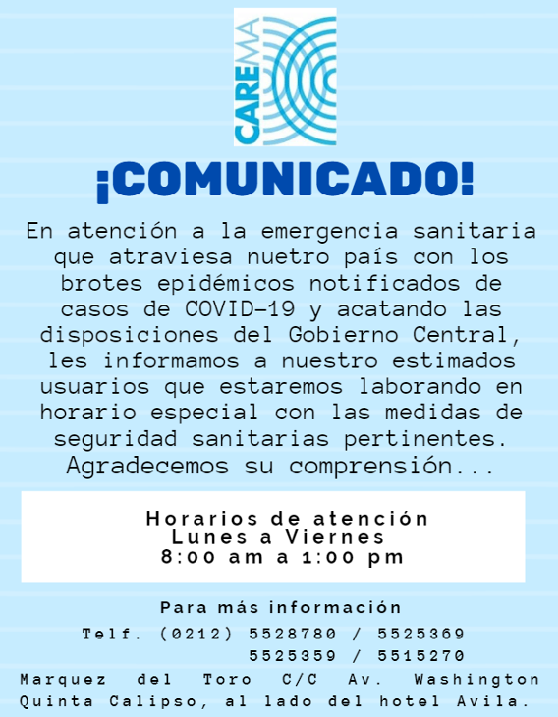 RMCarema's tweet photo. Comunicado para nuestros estimados usuarios... https://t.co/AmkGsdcvR9